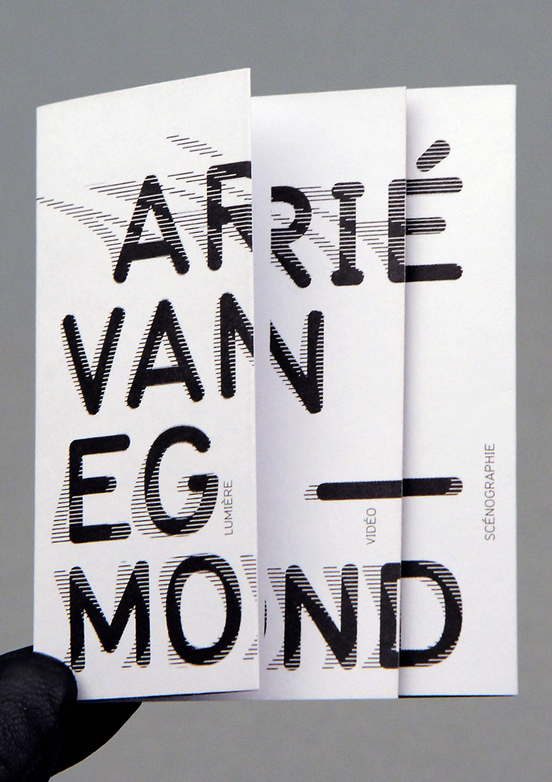 Arié van Egmond - generated typography