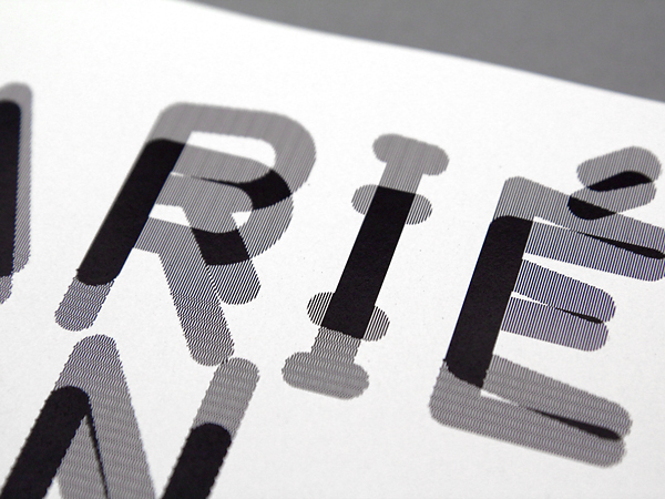 Arié van Egmond - Typography details close