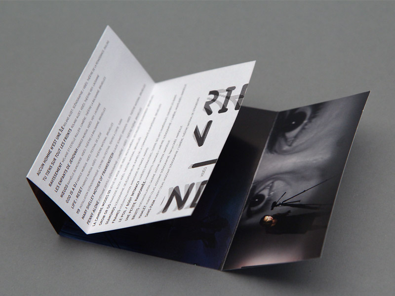 Arié van Egmond - Unfolded business card