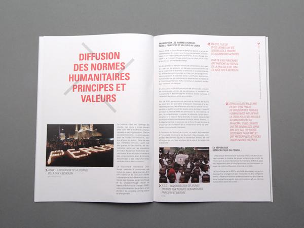 Croix Rouge – Annual Report spreads 01