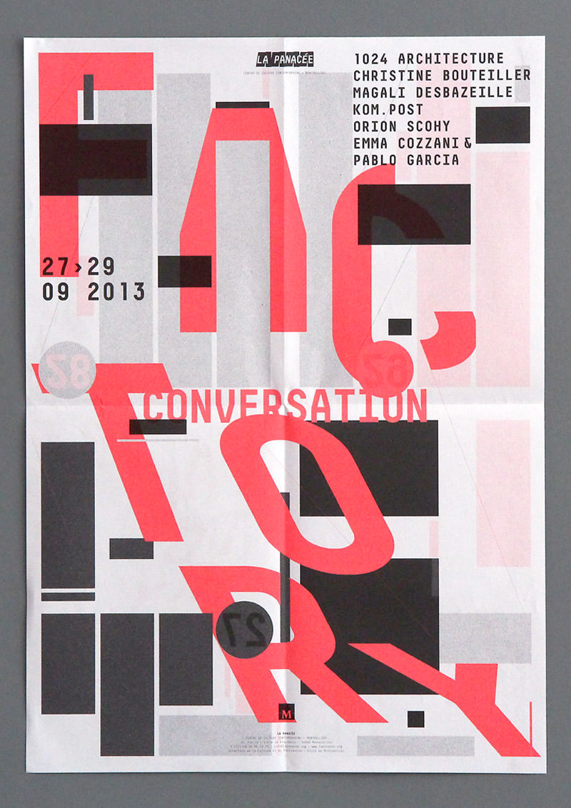 La Panacée Conversations Factory - poster