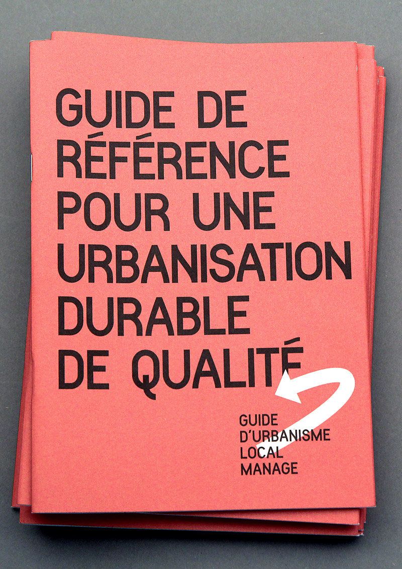 Manage - Guide d'urbanisme local - Booklet cover