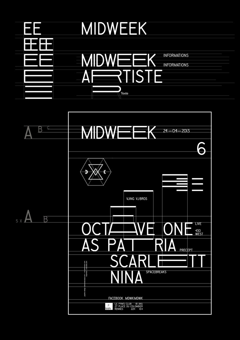 Midweek - poster layout guidelines